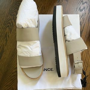 Vince Mana Fossil Sandal women's size 9.5/39.5. New with tags